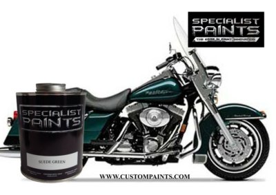 Harley Davidson - Suede Green - Paint Code S28145 - Urethane Based, Motorcycle