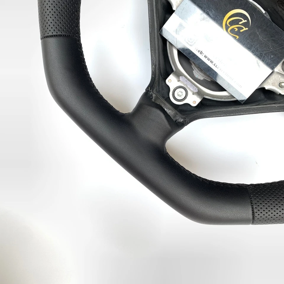 Volante de cuero de 3 radios 96-04 para Porsche 986 Boxster 996 993 Carrera 911 Foto 3 de 4
