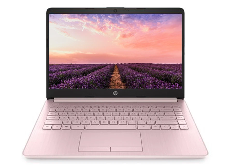 HP Stream 14" HD Intel N4120 64GB eMMC 4GB RAM Webcam Bluetooth Windows 11