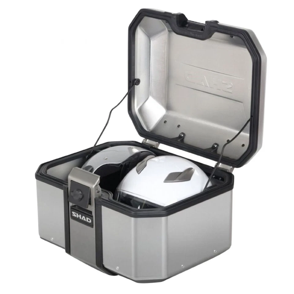 TOP CASE SHAD TR48 TERRA 48L AVEC LOCK SYSTEM - CAPACITE 2 CASQUES INTEGRAUX - Photo 2/3