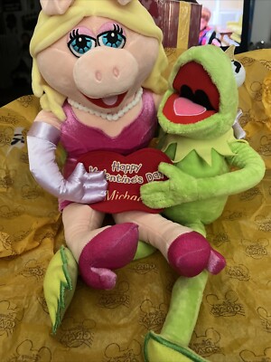 Disney Jim Henson MISS PIGGY & KERMIT Frog Prince Valentines Day