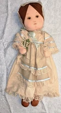 Vintage Bucilla Creative Needlecraft Kit VICTORIA 22" Handmade Rag Cloth Doll