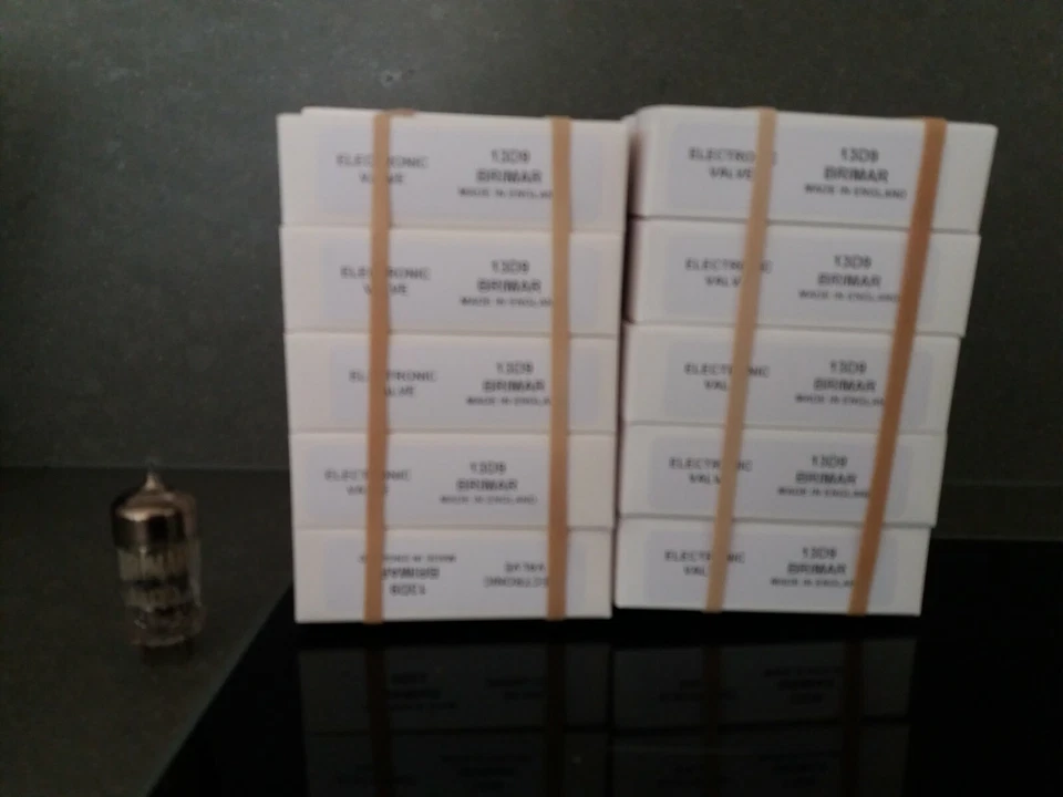 Matched Pairs Famous NOS Brimar 13D9 Röhren Telefunken ECC801S 12AT7 ECC81 6414 - Bild 2 von 4