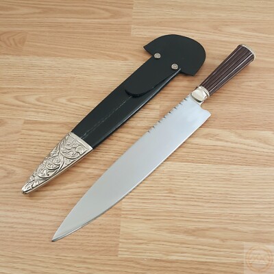 Cold Steel Facon Fixed Knife 12'' 1095HC Steel Blade Malaysian Sal Wood Handle