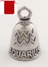 Aquarius Guardian® Bell W RED BAG Motorcycle Harley Luck Gremlin Ride