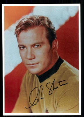 William Shatner Autogrammkarte bekannt aus Raumschiff Enterprise