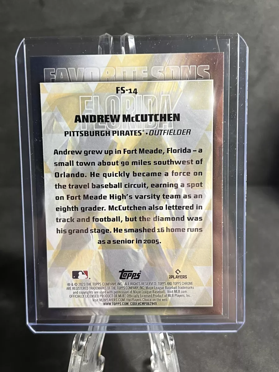 2023 Topps Series 2 Favorite Son Andrew McCutchen Pittsburgh Pirates #FS-14  BLUE