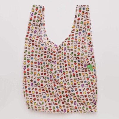 NEW! Baggu x Sanrio STANDARD BAG in  Hello Kitty Icons  R. Nylon SOLD OUT / RARE