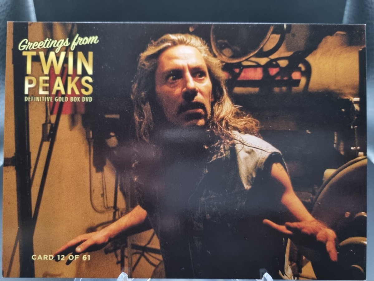 TWIN PEAKS - RARE GOLD BOX DVD POSTCARD No.12 - KILLER BOB (DAVID