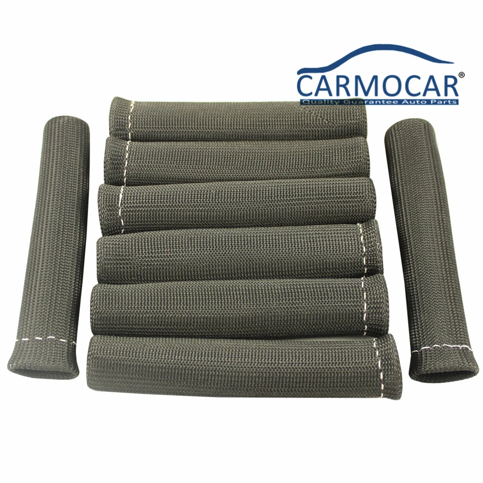 Funda protectora de protección térmica para botas 8 piezas para cable de bujía 1200° SBC BBC 350 Foto 4 de 4