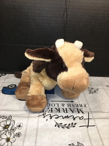 VGUC-9” Ganz Webkinz Brown Cow Plush No Code Farm Animal - 第 1/6 張圖片