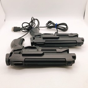 Sega Saturn Gun Controller Virtua Cop HSS-0122 Lot of 2 Game CRT TV Only Tested