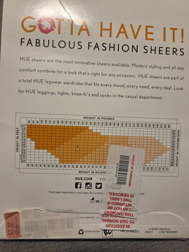 HUE Tengo que tenerlo! Pantimedias Dot Sheer color acero talla 3 Foto 2 de 3