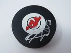 Ben Walter Autographed Signed New Jersey Devils InGlasCo Hockey Puck