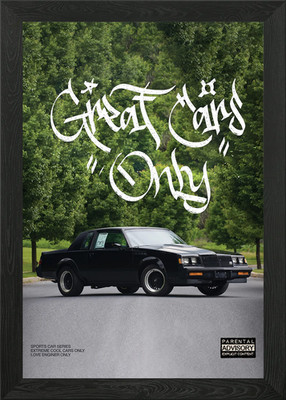 Buick Regal GNX Gerahmtes Wandbild Poster Leinwanddruck Bild