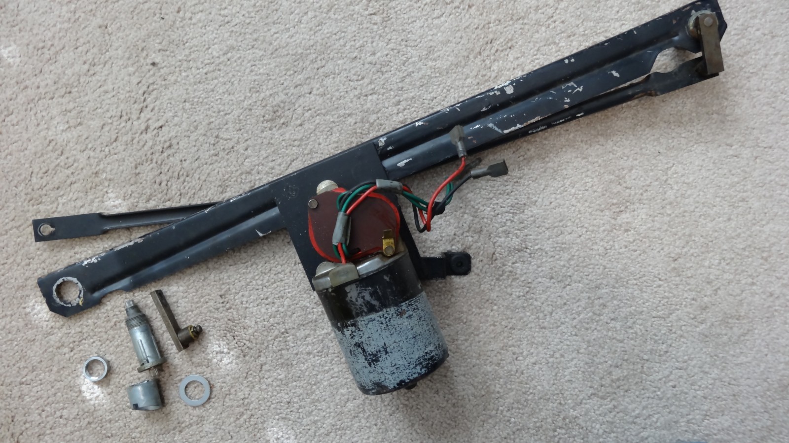 Cortina Mk1 wiper motor and linkage C5BH 17504 K 6A25 Lotus S3 S4 Elan window