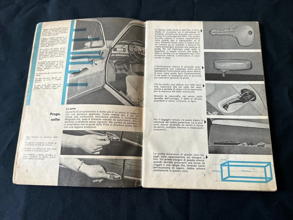 Libretto Uso e Manutenzione NSU PRINZ 4 - Ed. italiana - Immagine 4 di 4