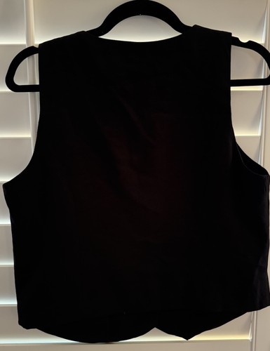 Target A New Day Black Layering Vest Size Medium - Picture 2 of 2