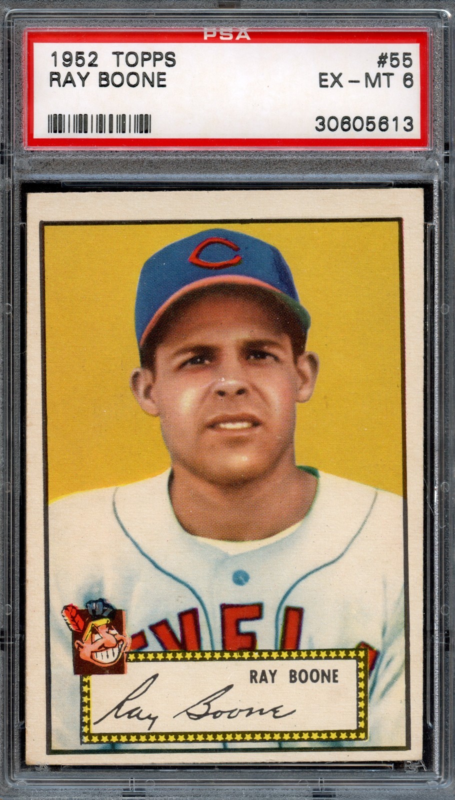 BB - 1952 Topps - #55 - Ray Boone - PSA 6 - EX-MT