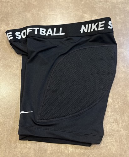 Nike~Women's Dri-FIT Softball Slider Shorts Black Size Medium, EUC!