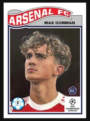 Max Dowman Arsenal RC 2026 Topps UCC Living Set
