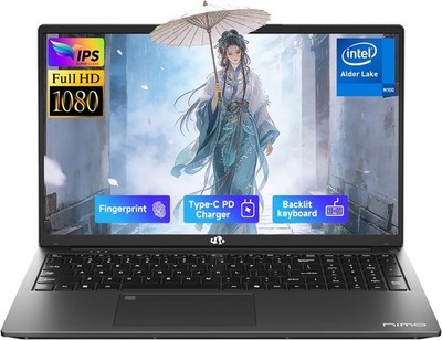 NIMO 17.3'' FHD IPS Student Laptop 16GB RAM 256GB SSD Pentium 4 Cores N100