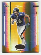 2004 Leaf Certified Materials #13 Todd Heap Mirror Gold #/25
