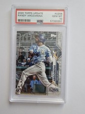 PSA 10 2020 ROOKIE CARD RANDY AROZARENA GRADED TOPPS #U208 GEM MT RC UPDATE