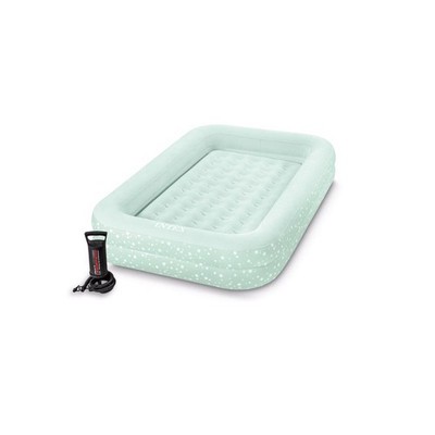 Intex Kids Travel Bed Twin Blue Pump Included