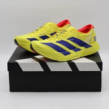 Adizero Adios Pro 4 JR6373 Pure Sulfur Lucid Blue Red Mens Size US 6-11