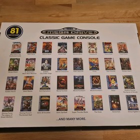 *NEW* Sega Mega Drive Classic Game Console - 81 Built-In Games, 2 Controllers
