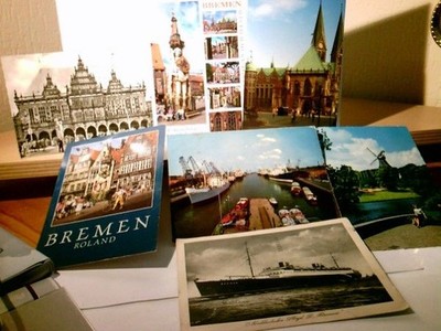Bremen / Hansestadt. 7 x Alte Ansichtskarte / Postkarte farbig u. s/w, ungel. u.