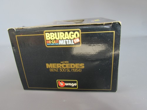 C457 Burago 3013 Italia Scatola Vuota 1:18 Per Mercedes-Benz 300 SL 1954 BBurago - Foto 2 di 12