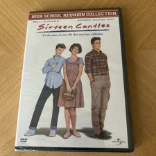 Sixteen Candles (DVD) w/Molly Ringwald…...…widescreen….…..BRAND NEW & SEALED!