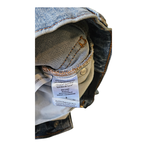 Wonder Nation Kids Size 5 Slim Ripped Blue Jeans - Picture 6 of 11