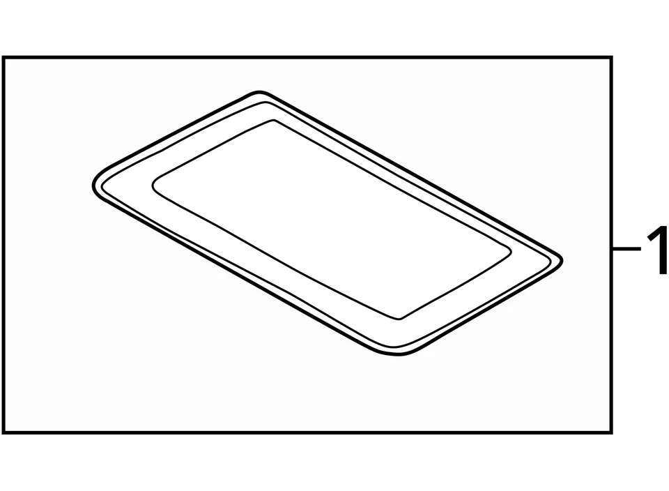 Infiniti QX4 2001-2003 techo corredizo cristal OEM Foto 4 de 4