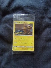 Pokemon Promo Card Detective Pikachu Holo SM190 Sealed Mint Condition