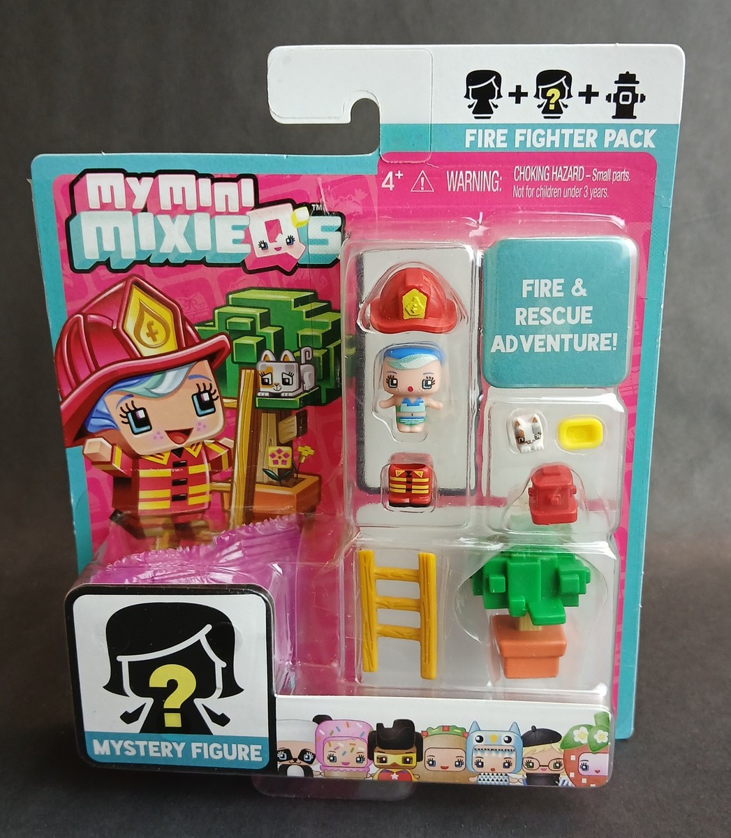 My Mini MixieQ's Fire Fighter Pack Mystery Figure Playset Rescue