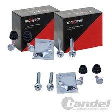 2X MAXGEAR FÜHRUNGSHÜLSEN-SATZ BREMSSATTEL HINTEN VORNE passend für TOYOTA ALLIO