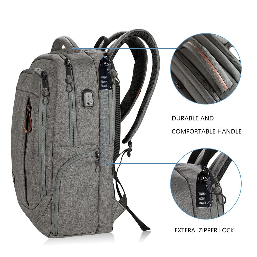 Laptop Backpack Large Computer Backpack Fits up t… - image 4