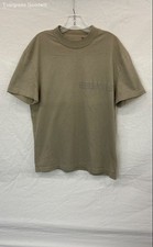 Essentials Fear Of God Men's Gray Short Sleeve Crew Neck Pullover T-Shirt Size S
