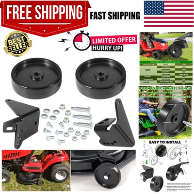#ad #ad OEM 190 183 Mower Deck Wheel Kit for MTD Lawn Tractor 38#x27;#x27; and 42#x27;#x27; Decks 200... $70.39