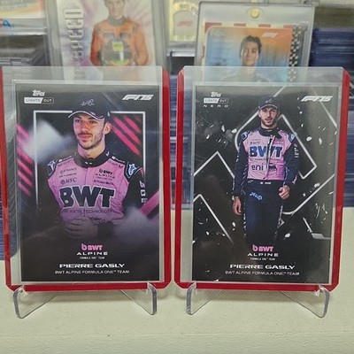 2025 Topps Lights Out F1 Pierre Gasly BWT Alpine 2 Card Lot
