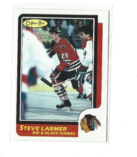 1986-87 O-Pee-Chee #139 Steve Larmer NMMT