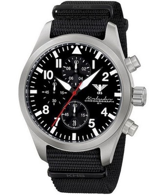 KHS - Armbanduhr - Herren - Airleader Steel Chronograph - KHS.AIRSC.NB