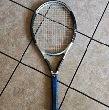 Dunlop Muscle Weave Tennis Racquet with Concave Technology Black/Silver