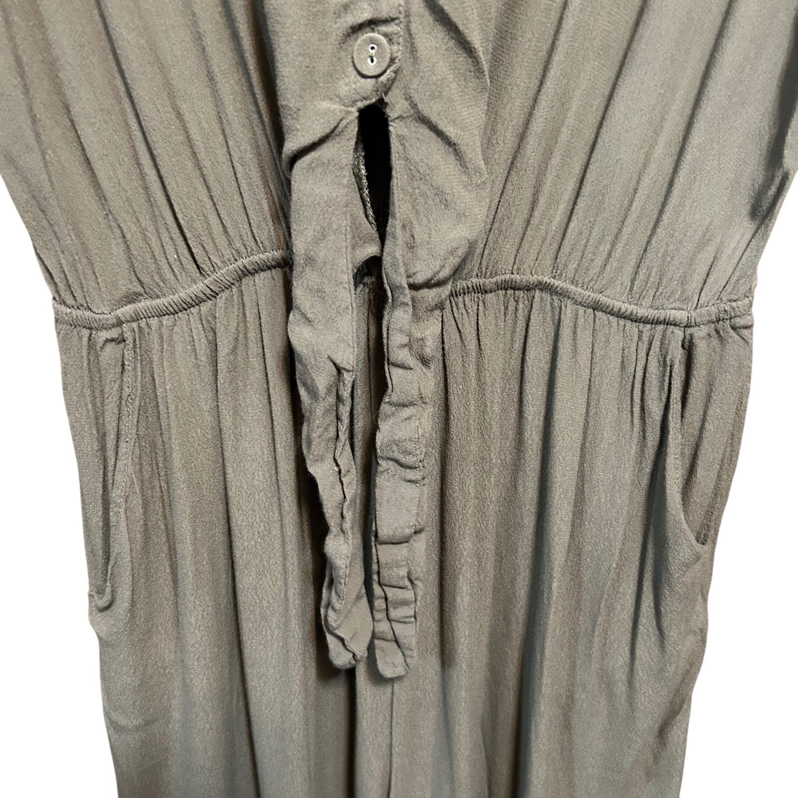 Universal Thread Olive Green Utility Jumpsuit But… - image 3