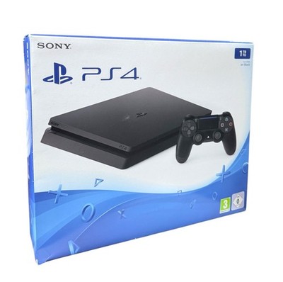 Sony Playstation 4 mit Controller - PS4 Slim Spielekonsole mit 1TB | CUH-2016B