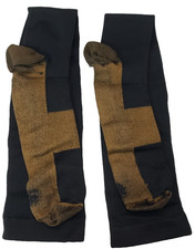 Doc Miller Compression Sleeve 20-30mmHg Socks, 1 Pair, Black, L