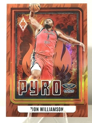  ZION WILLIAMSON #24 Panini Phoenix Pyro Orange (#/49)